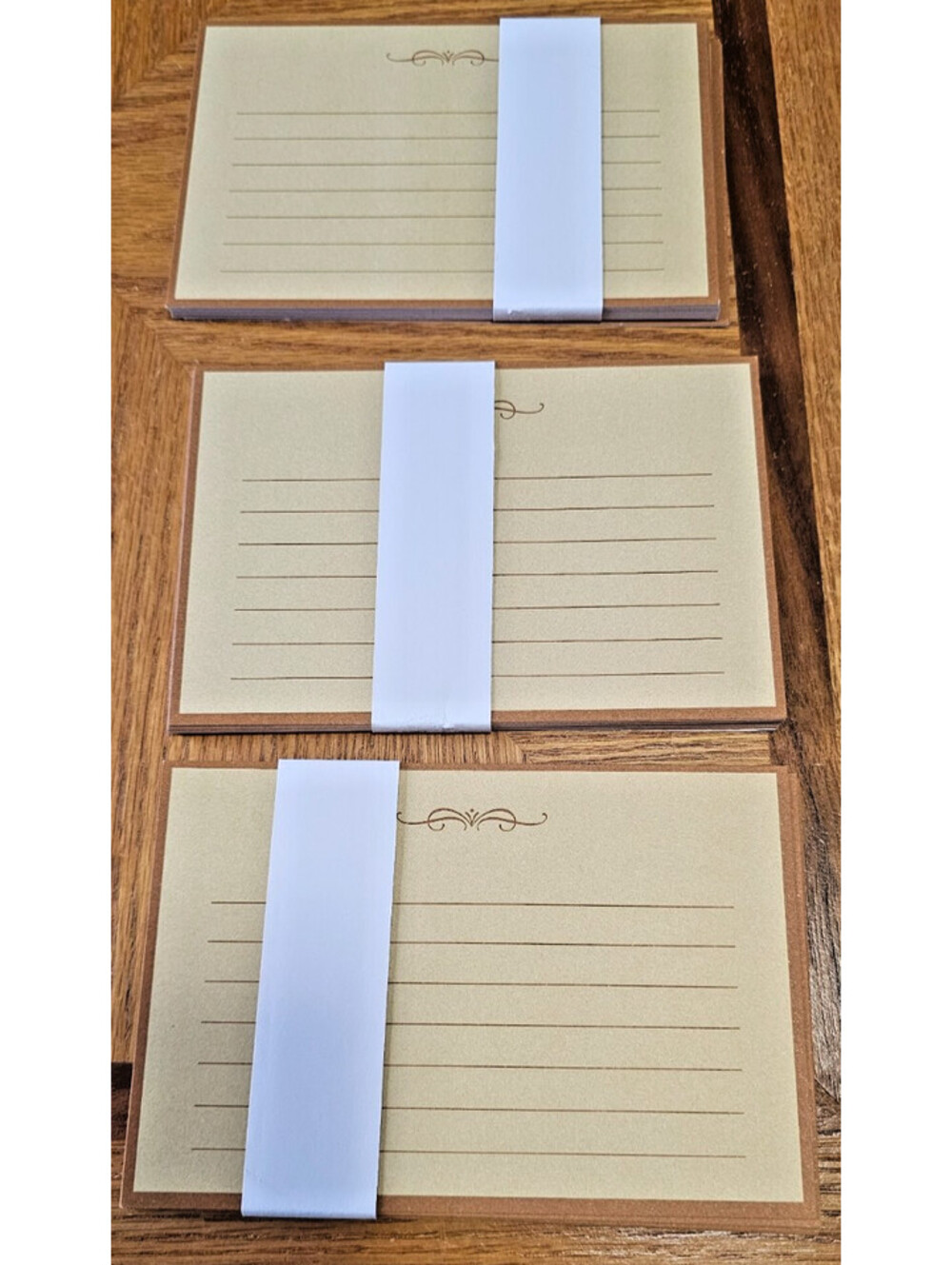 Vintage style lined stationery 4 X 6 in Blank Cards-57 Cards